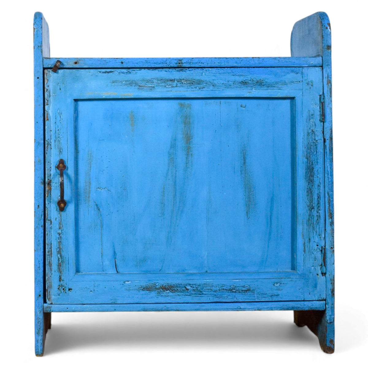 Vintage Painted Rustic Cupboard Cabinet