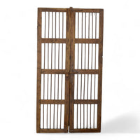 Pair of Antique Vintage Indian Doors Shutters