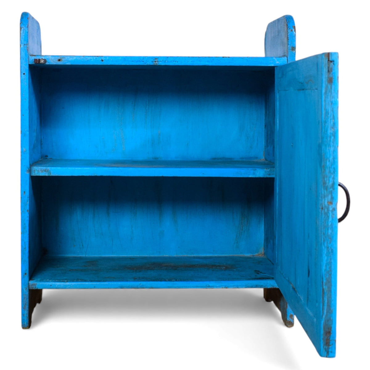 Vintage Painted Rustic Cupboard Cabinet