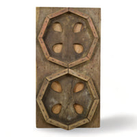 Vintage Rustic Architectural Wooden Carved Mould Board Wall Art