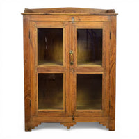 Vintage Rustic Wooden Cupboard Cabinet