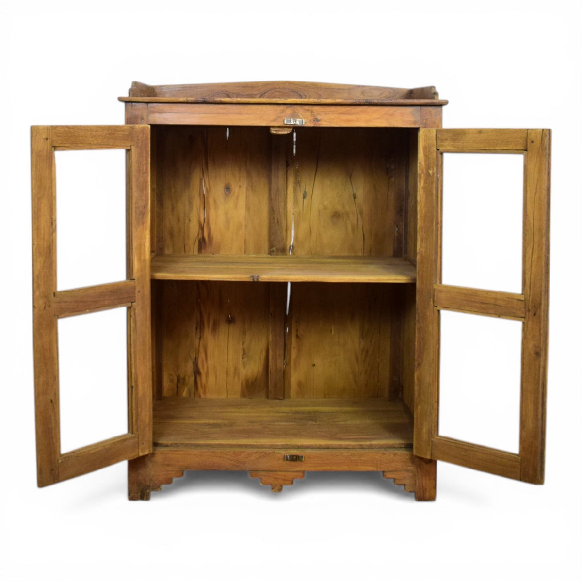 Vintage Rustic Wooden Cupboard Cabinet