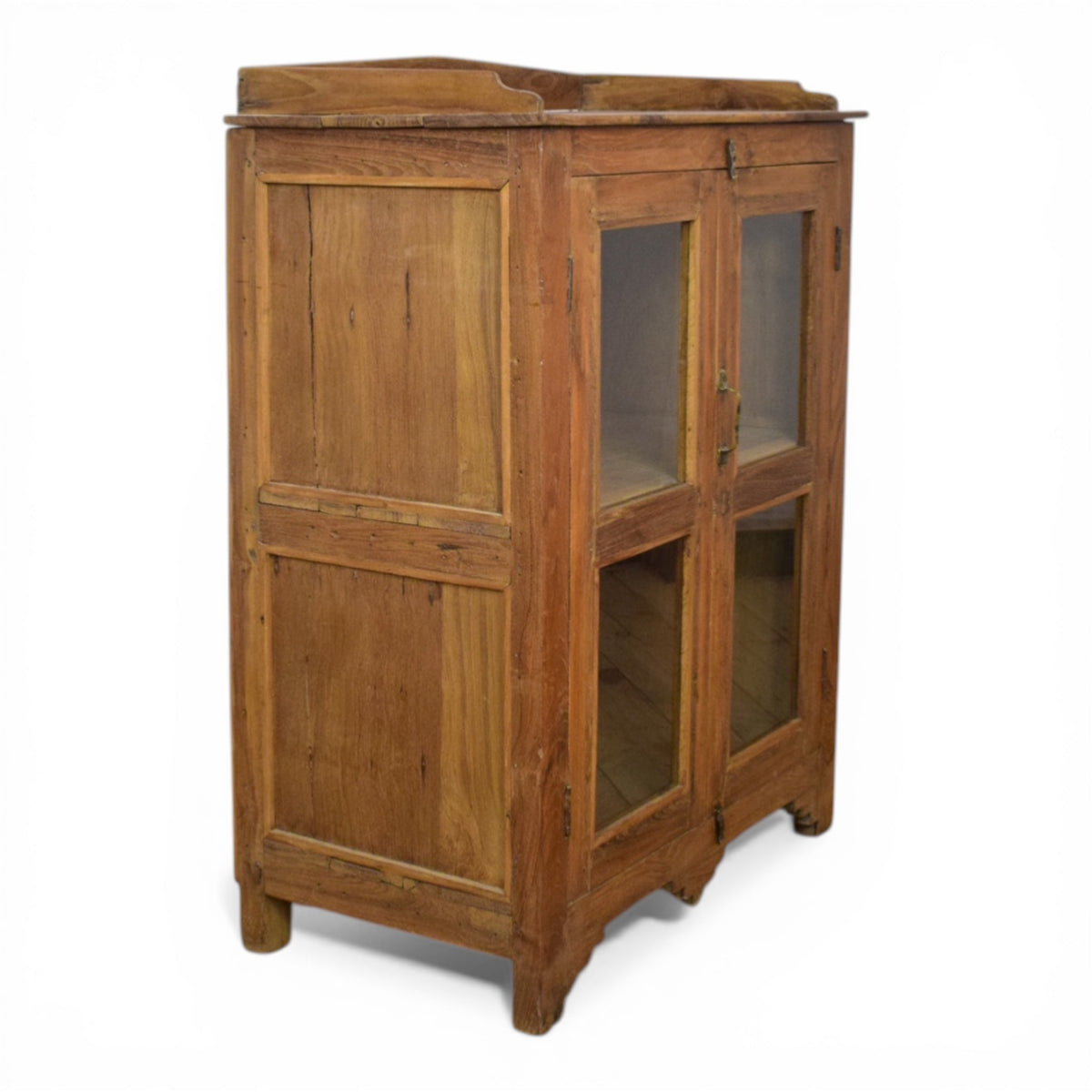 Vintage Rustic Wooden Cupboard Cabinet