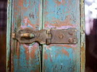 Vintage Painted Rustic Kitchen Cupboard Cabinet