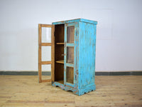Vintage Painted Rustic Kitchen Cupboard Cabinet