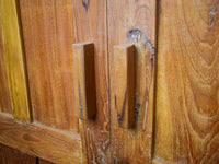 Vintage Rustic Wooden Housekeepers Cupboard Cabinet