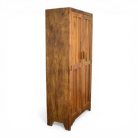 Vintage Rustic Wooden Housekeepers Cupboard Cabinet