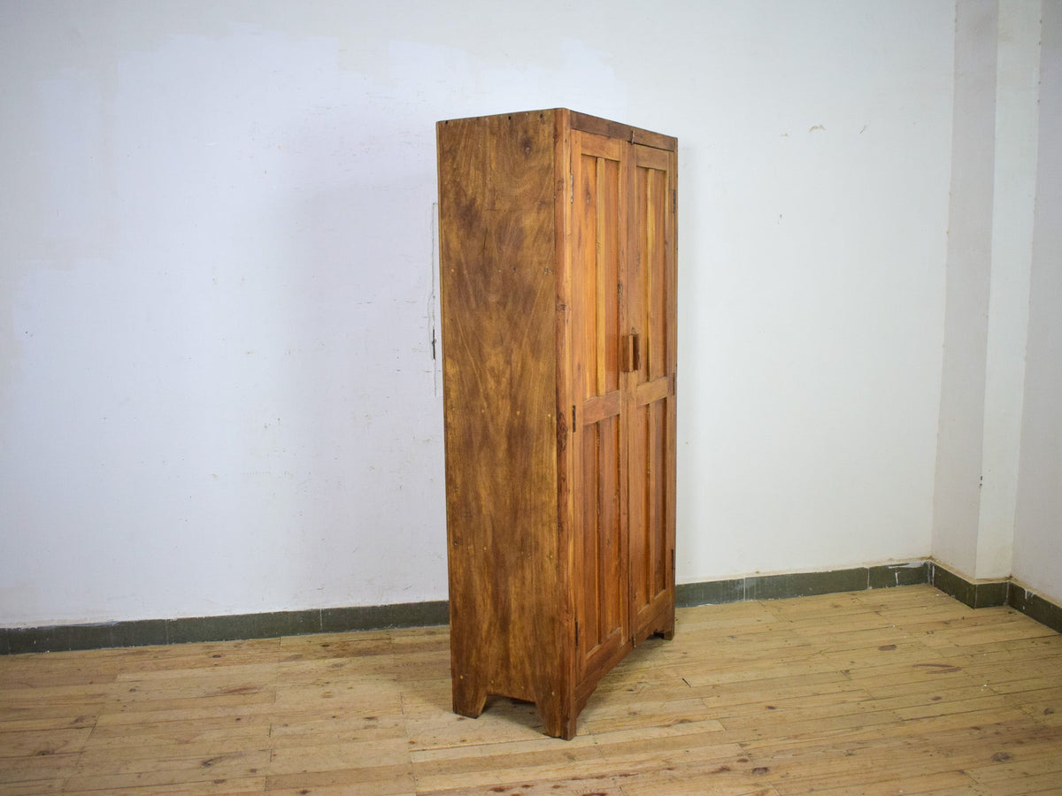 Vintage Rustic Wooden Housekeepers Cupboard Cabinet