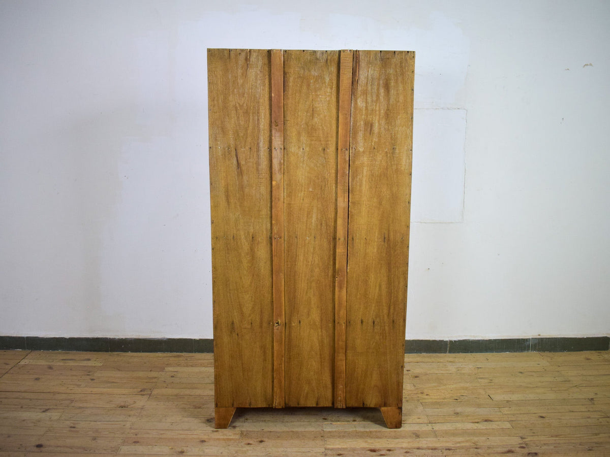 Vintage Rustic Wooden Housekeepers Cupboard Cabinet
