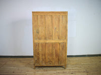 Vintage Large Wooden Rustic Cupboard Cabinet With Fitted Interior