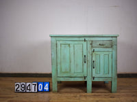 Vintage Painted Kitchen Island Cupboard Cabinet
