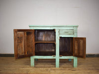 Vintage Painted Kitchen Island Cupboard Cabinet