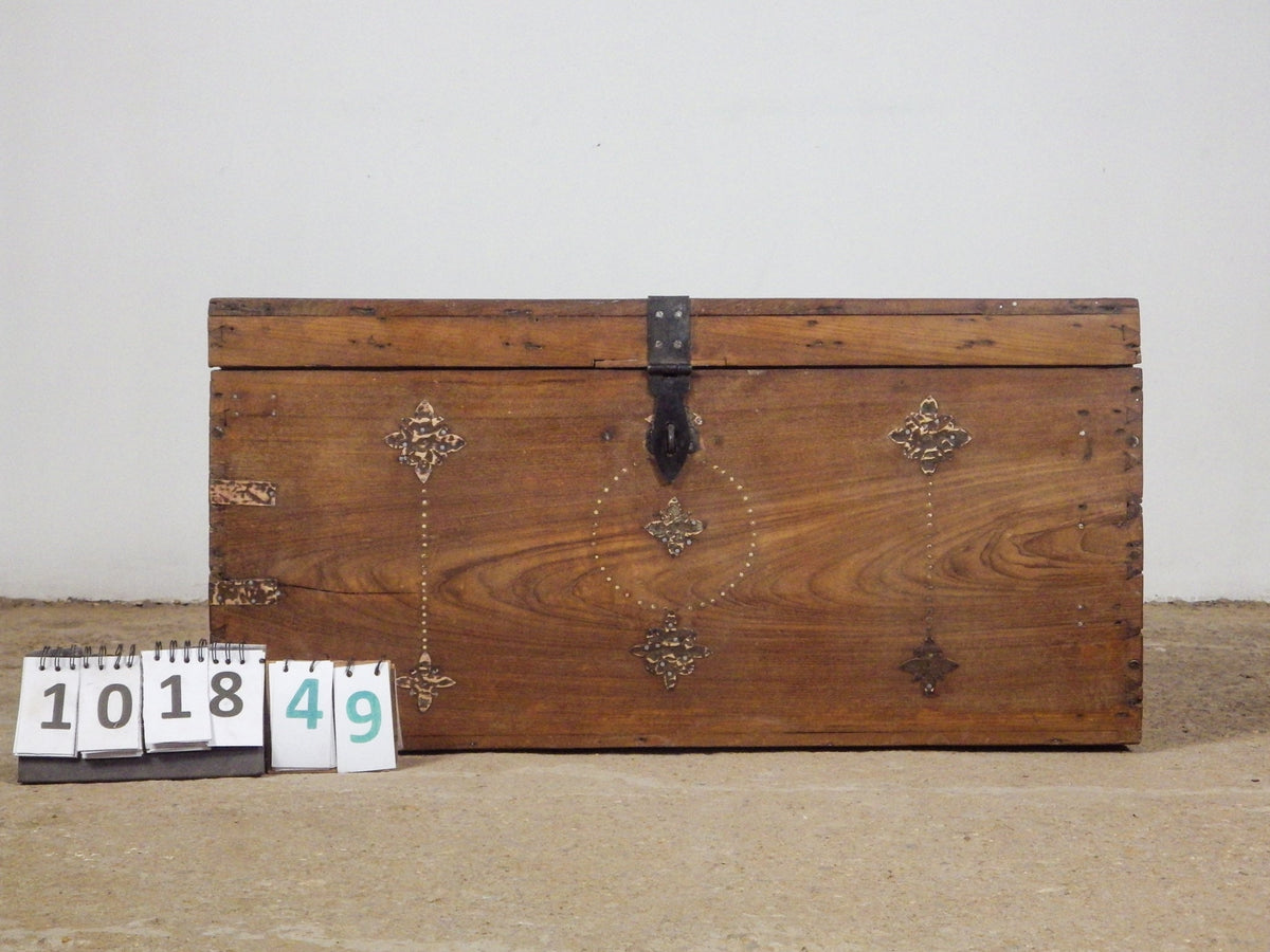 Vintage Rustic Wooden Chest Box