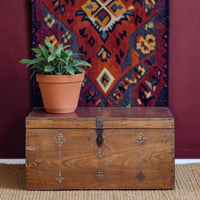 Vintage Rustic Wooden Chest Box