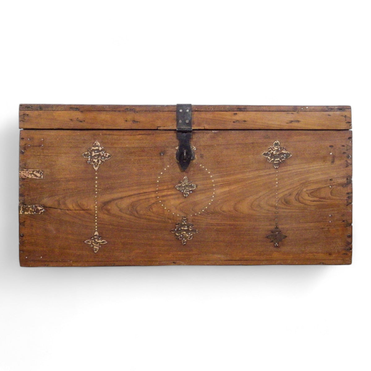 Vintage Rustic Wooden Chest Box