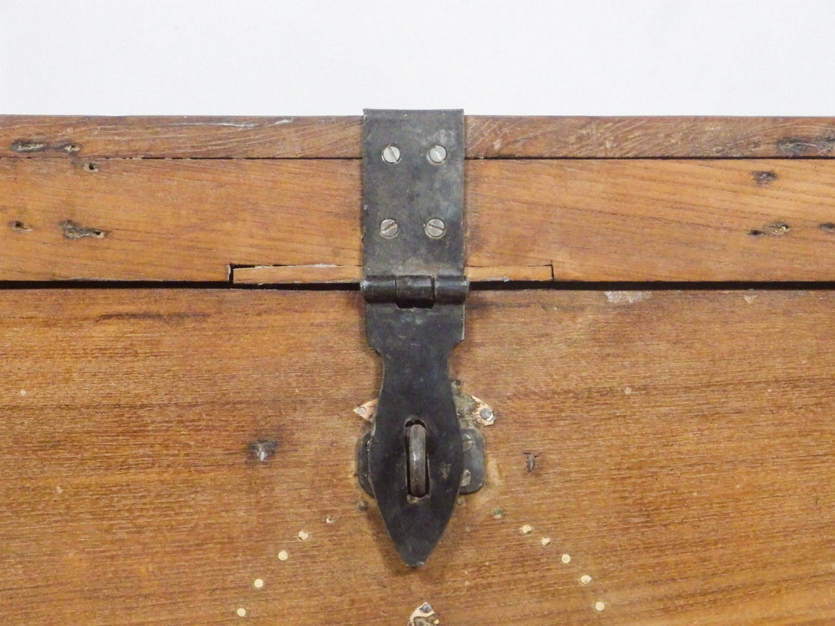 Vintage Rustic Wooden Chest Box