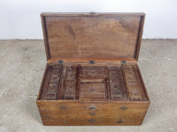Vintage Rustic Wooden Chest Box