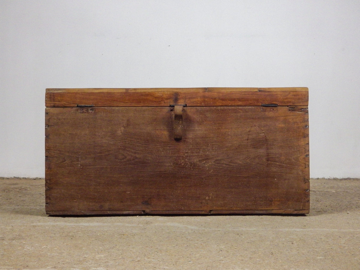 Vintage Rustic Wooden Chest Box