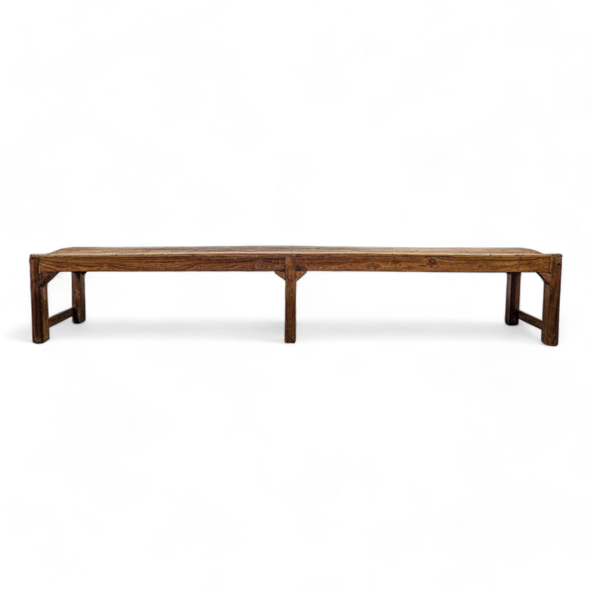 Very Large Rustic Wooden Bench
