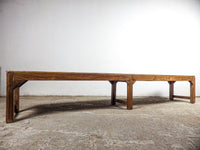 Very Large Rustic Wooden Bench