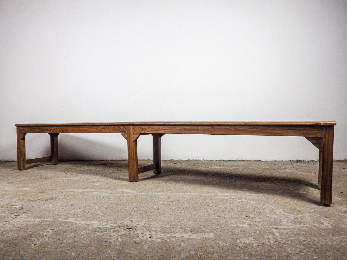 Very Large Rustic Wooden Bench
