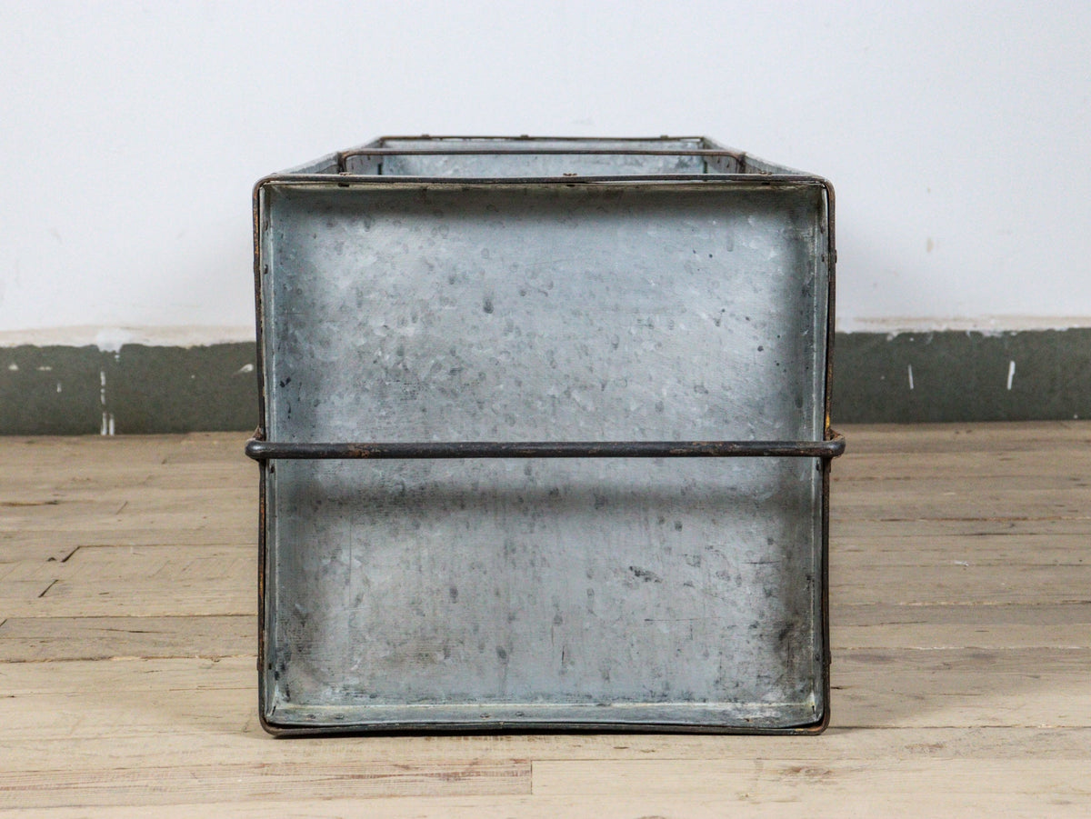 MILLWARDS® Handmade Vintage Style Galvanised Trough Planter - 122 cm