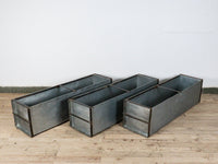 MILLWARDS® Handmade Vintage Style Galvanised Trough Planter - 122 cm