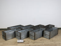 MILLWARDS® Handmade Vintage Style Galvanised Trough Planter - 78 cm