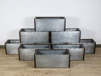 MILLWARDS® Handmade Vintage Style Galvanised Trough Planter - 78 cm