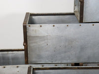 MILLWARDS® Handmade Vintage Style Galvanised Trough Planter - 78 cm