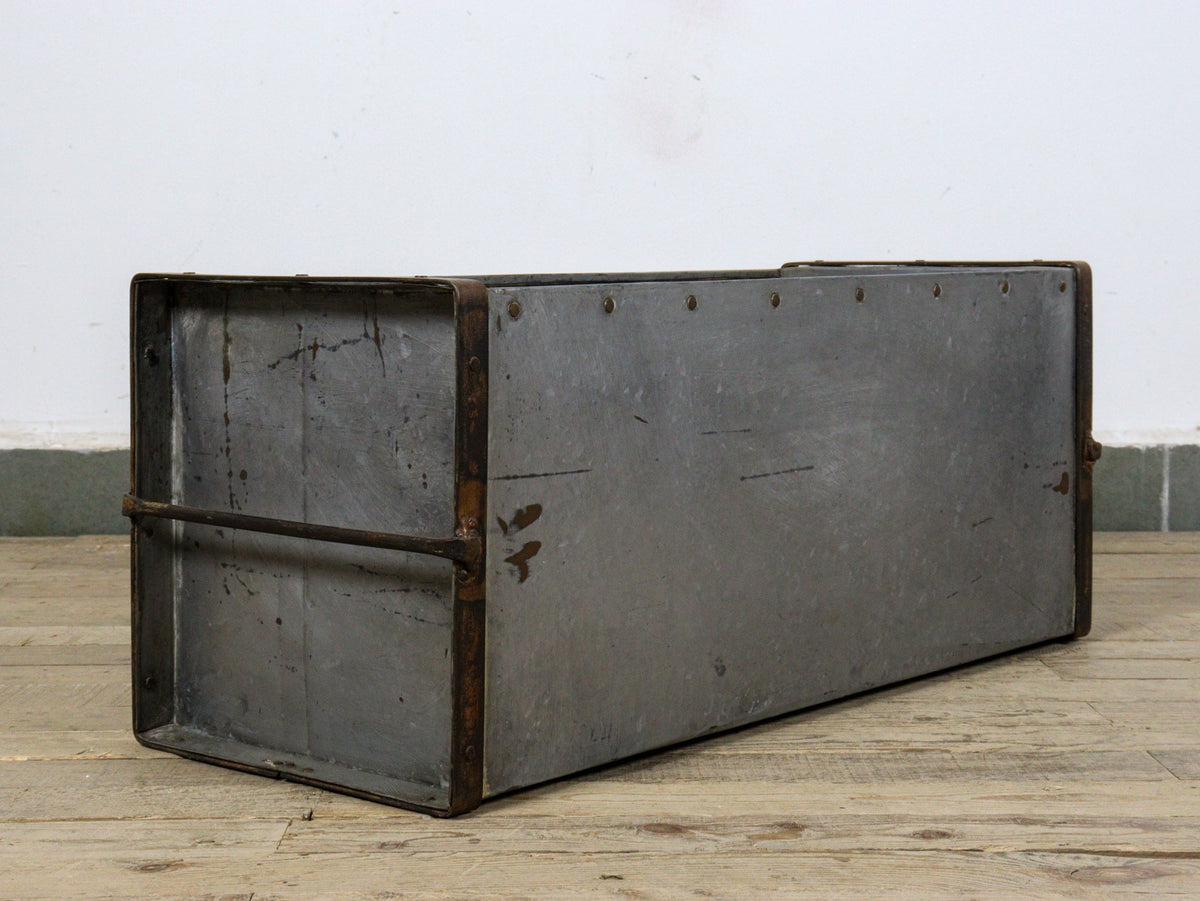 MILLWARDS® Handmade Vintage Style Galvanised Trough Planter - 78 cm