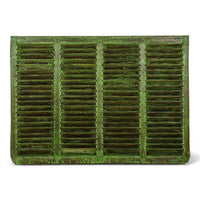 Very Large Vintage Wooden Shutter Screen Panel Garden Fence