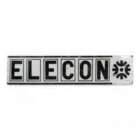 Very Large 200 cm 'ELECON' Vintage Enamel Sign
