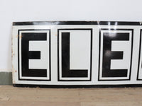 Very Large 200 cm 'ELECON' Vintage Enamel Sign