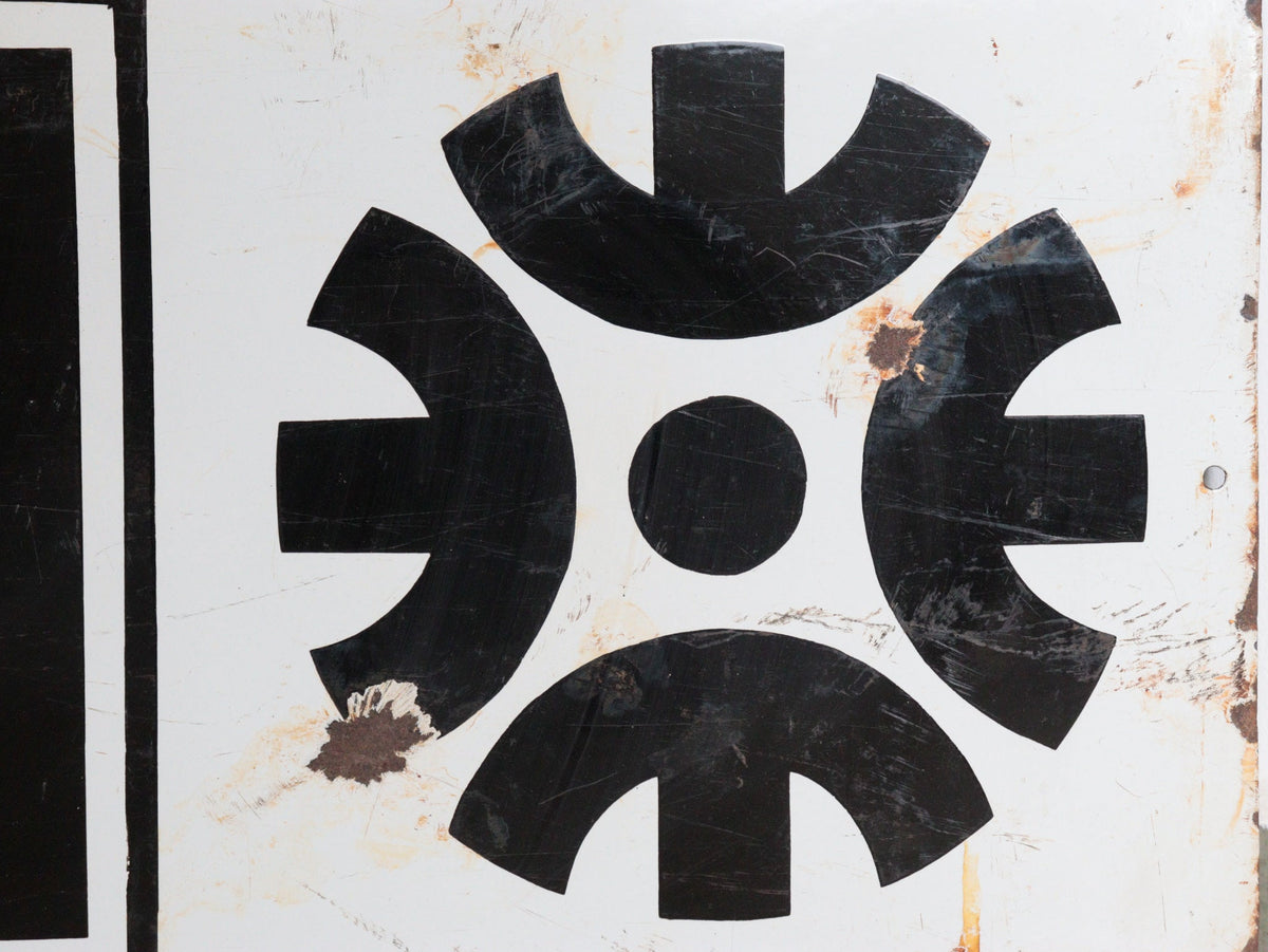 Very Large 200 cm 'ELECON' Vintage Enamel Sign