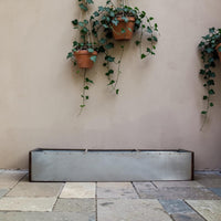 MILLWARDS® Handmade Vintage Style Galvanised Trough Planter - 6FT