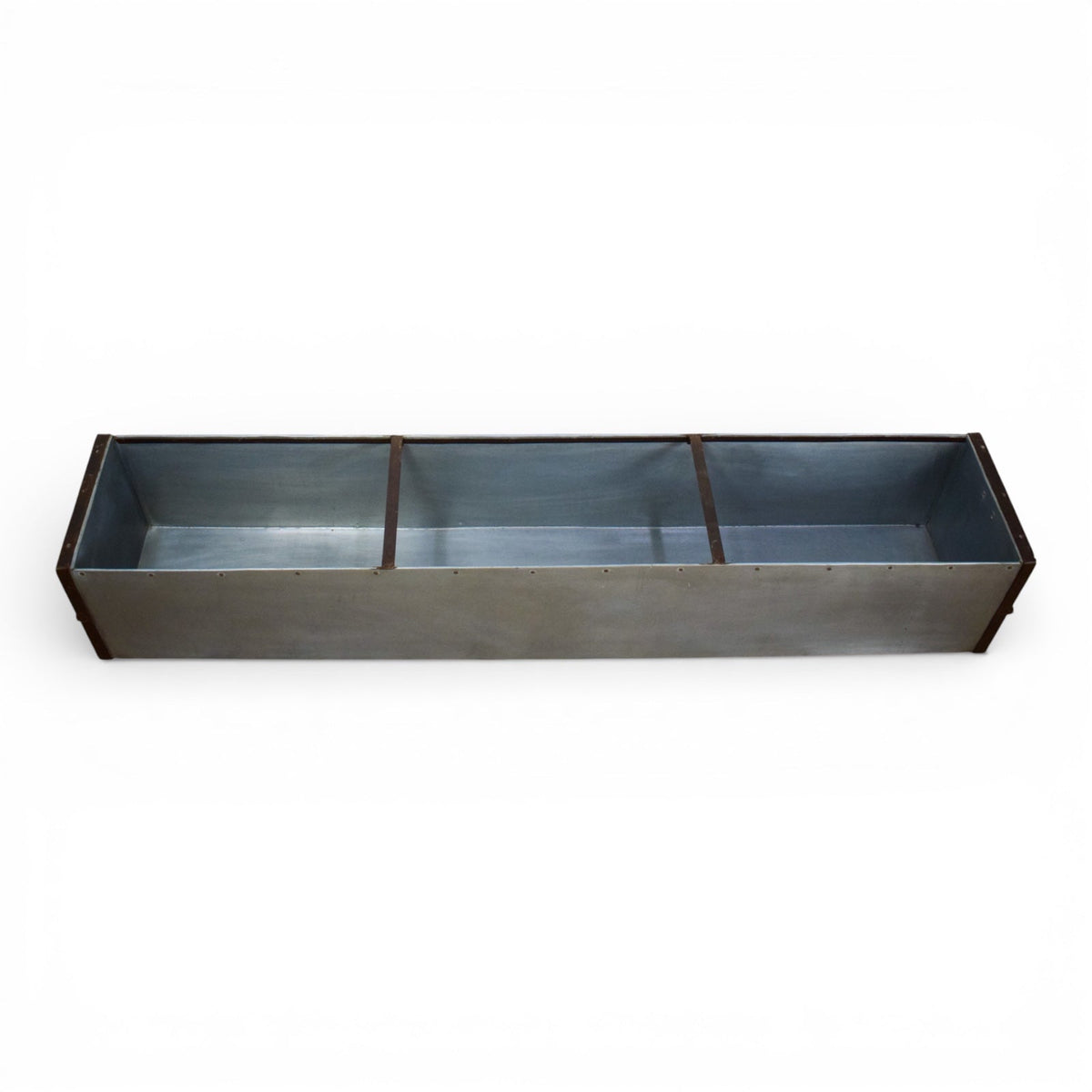 MILLWARDS® Handmade Vintage Style Galvanised Trough Planter - 6FT