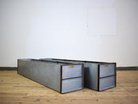 MILLWARDS® Handmade Vintage Style Galvanised Trough Planter - 6FT