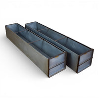 MILLWARDS® Handmade Vintage Style Galvanised Trough Planter - 6FT