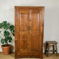 Vintage Wooden Rustic Fitted Interior Cupboard Cabinet