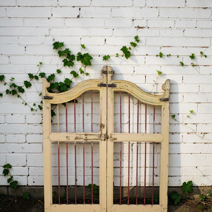Pair of Vintage Indian Garden Dog Gates