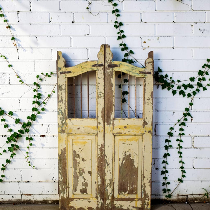 Pair of Vintage Indian Garden Dog Gates