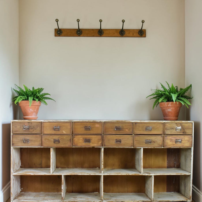 Large Pine Drawers Sideboard Cupboard Cabinet