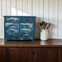 Small Vintage Rustic Worn Chest of drawers