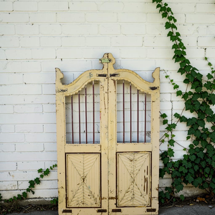 Pair of Vintage Indian Garden Dog Gates