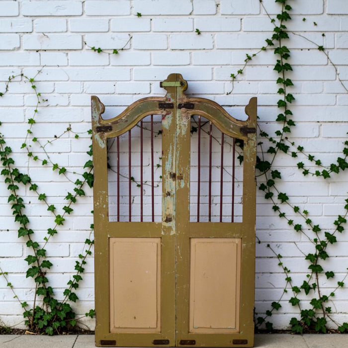 Pair of Vintage Indian Garden Dog Gates
