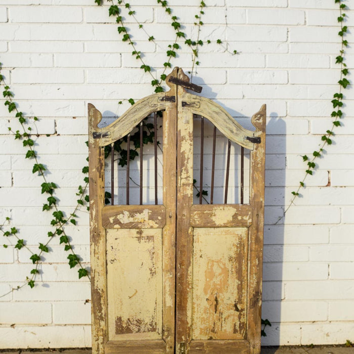 Pair of Vintage Indian Garden Dog Gates