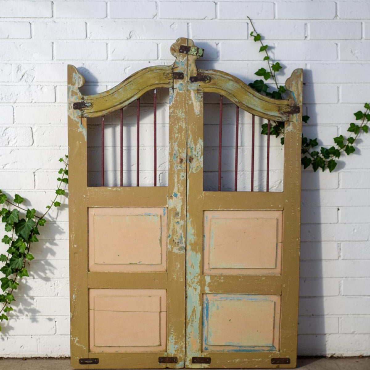 Pair of Vintage Indian Garden Dog Gates