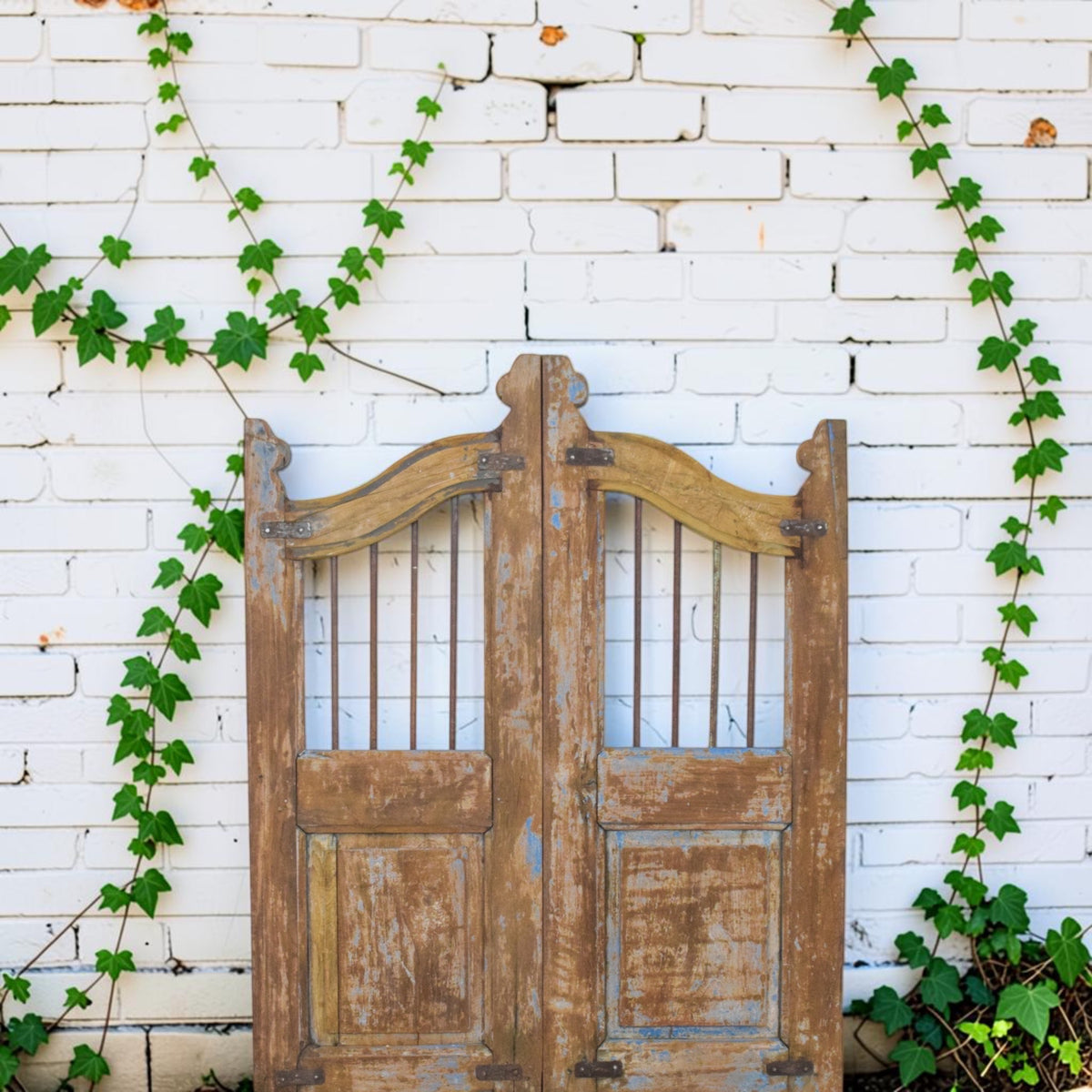 Pair of Vintage Indian Garden Dog Gates
