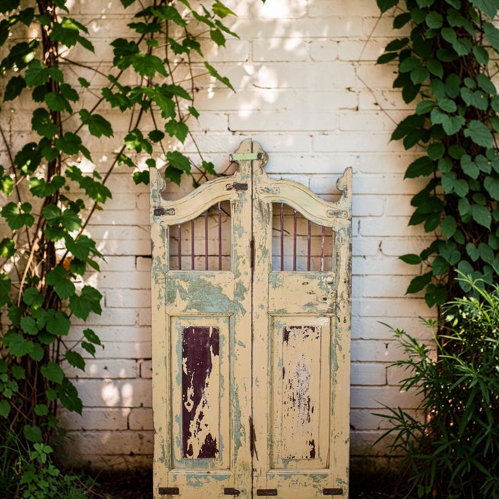 Pair of Vintage Indian Garden Dog Gates